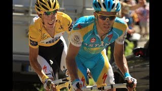 Tour de France 2010 - stage 14 - Alberto Contador & Andy Schleck plays poker