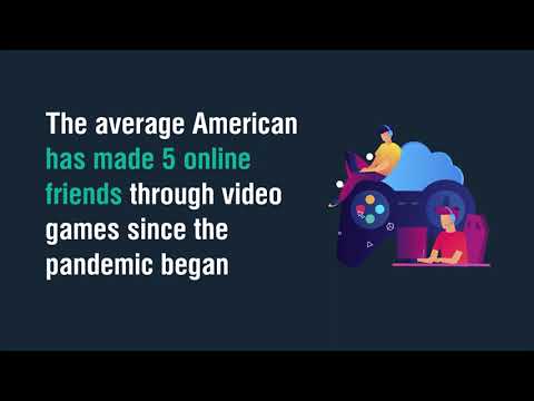 Americans have made many of their friends through video games