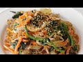 쉬운 잡채만들기 /Korean foodJapchae "Japchae" (fried glass noodles and vegetables)