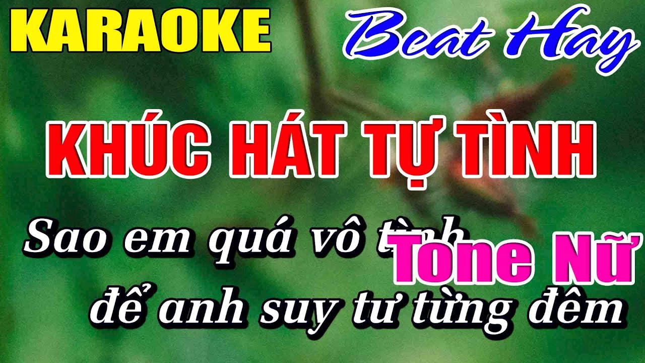 Khúc Hát Tự Tình Karaoke Tone Nữ Karaoke Hải Nhạc Sống 2026 - Beat Mới