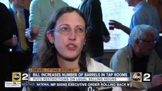 Legislative changes to craft brew industry have some concerned