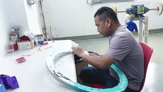 カーボンフレーム製作工程成形研磨塗装まで完全公開