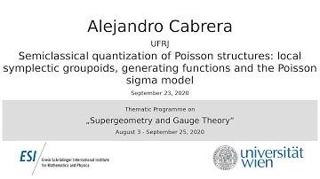 Alejandro Cabrera - Semiclassical quantization of Poisson structures