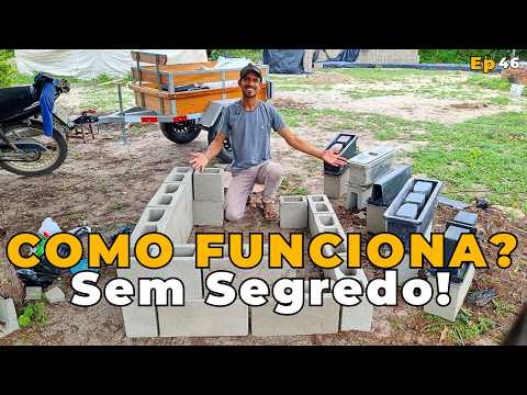 Ep | 47 OLHA COMO ESSES BLOCOS SE TRAVAM! (bloco estrutural)😳