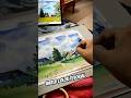 Water color easy cloud landscape tutorial 🔥🌚#shortsfeed #watercolorpainting