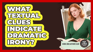 What Textual Clues Indicate Dramatic Irony?