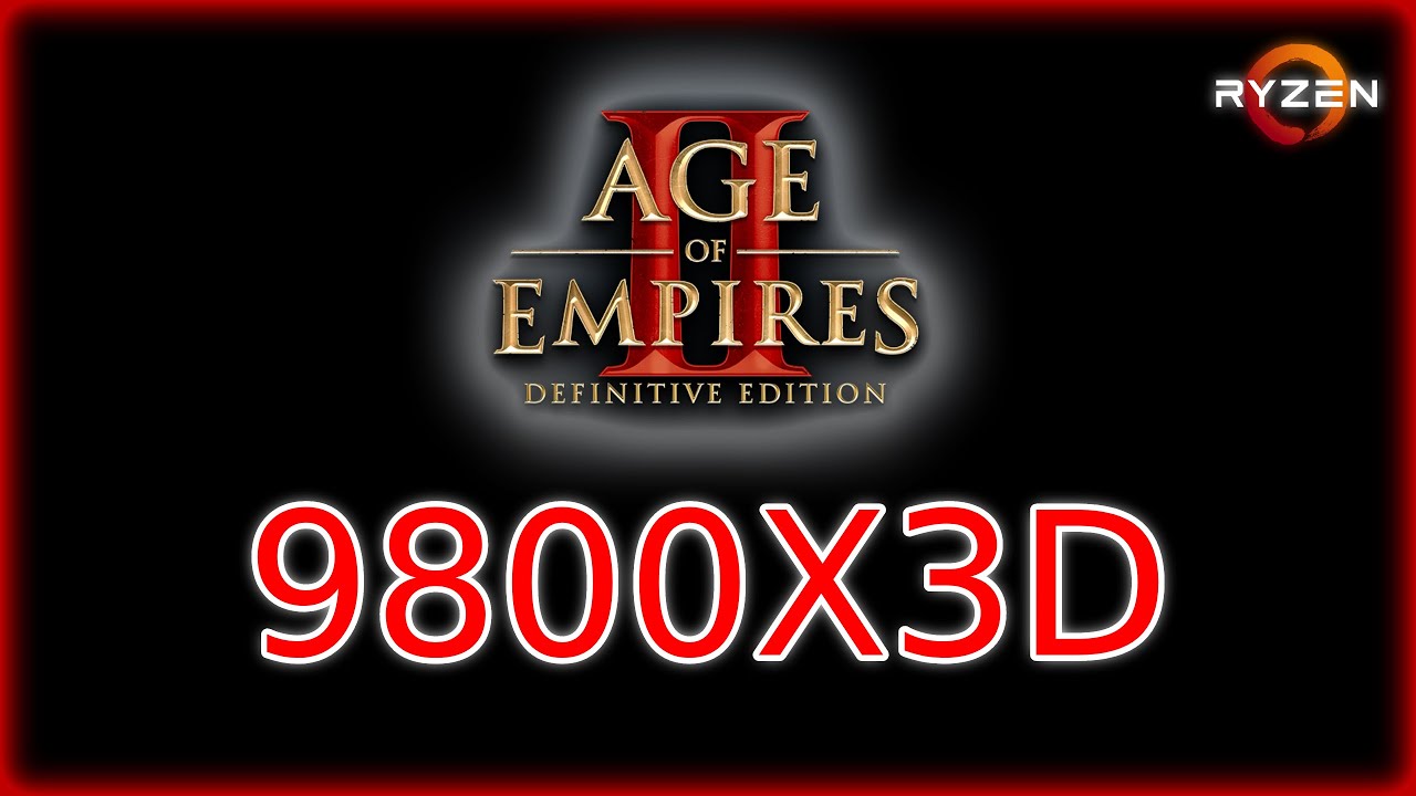 AoE2 DE 9800X3D - Perfomance Test