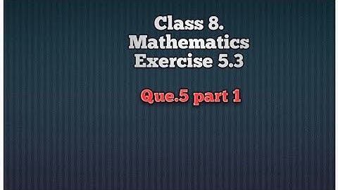 Ex. 5.3 #Question -5 Part 1# find the smallest whole Number Class 8 @learn with me(megha