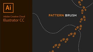 Pattern Brush / Repeat a custom shape or icon along a path in Adobe Illustrator