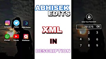 New trend xml 🗂️ alightmotion preset editing #xml #alightmotion #trend @abhisekedits8908