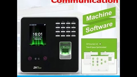 ZKTeco Attendance Machine || Communication Module  Configuration || MB20, IFace 302, U800, K40. ETC