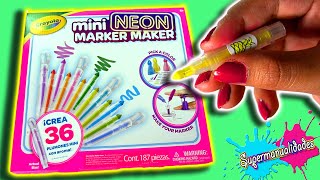 Haciendo marcadores miniatura (Mini neon marker maker) - Supermanualidades