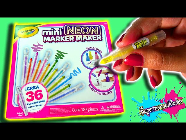 Fabrica de Marcadores Crayola Mini Neon Marker Maker