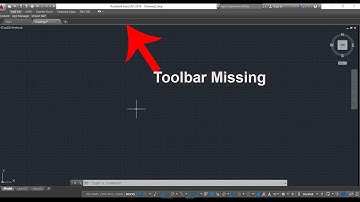 How to Restore Menu Bar and Toolbars Not Missing | Recover all missing AutoCAD menus and toolbars