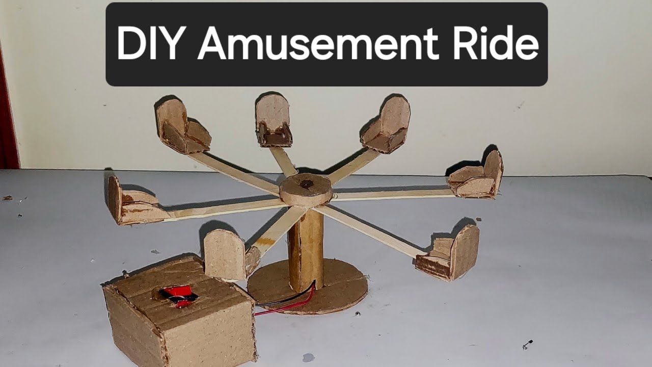 Cardboard A Rider Make an amazing amusement park ride from cardboard | DIY Amusement Park ...