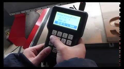 CNC router BMG-1325 test video