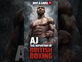AJ: The definition of British Boxing- Tyson Fury #dazn  #boxing  #tysonfury  #anthonyjoshua