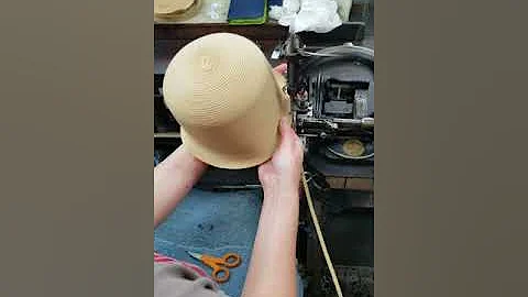 Straw hat making Winchester hat