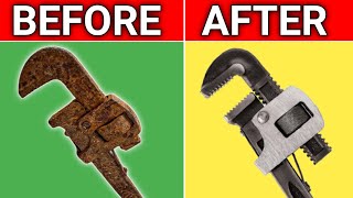 How to remove rust from metal | WD 40 | Rust removal 🔥