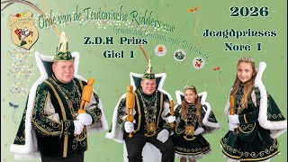 De Teutonische Ridders Staan Paraat - Prins Giel Jeugdprinses Nore 2026