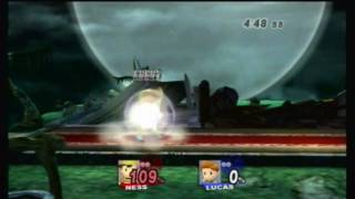 Mother Brother Battle (matches 1 and 2)
Its Ness vs. Lucas!
First to five wins is the victor. 3 stock, # minute time limit. First stage is random. Loser picks stage. No stage bans, ALL stages legal.
My friend enjoys Lucas. Out of the two characters, I like Ness the most. From time to time, we play against each other as Ness and Lucas, and they are very fun games. One day I figured, Hey, lets battle! All edits you see is to make the videos entertaining. Yes, its wi-fi.
Good games GBG. Mother Brother Battle (matches 1 and 2)