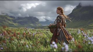 Icelandic Fantasy Ambience 🌿 | Relaxing Nordic Valley for Sleep, Study & Peace