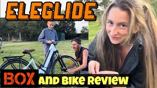 Eleglide E Bike! review on bike and box (foam)  strugglers family review