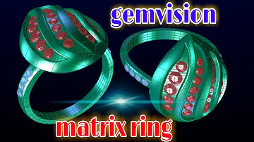 how to make a ring with matrix 9/gemvision ring tutorial/matrix cad cam jewellery design/rhino 5