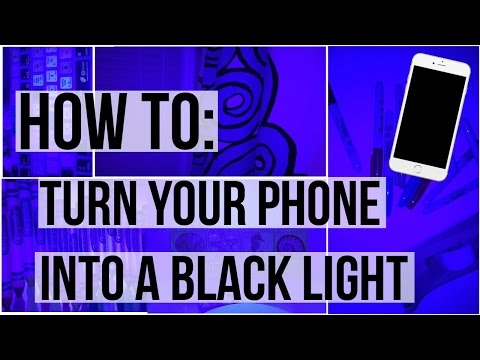 turn phone flashlight into black light HQRP 68 LEDs 395nm Blacklight for Hotel Room Inspection, Urine Detection, Human bodily Fluid tracing, Scorpions Hunting, Leak Detection, Mineral Hunting, ID and Document Verification, etc Make a UV Black Light