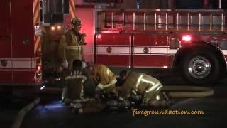 Olympic IC LAFD Major Emergency Structure Fire - April 7, 2015