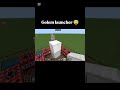 “INSANE GOLEM TNT LAUNCHER! 😳💥” #minecraft