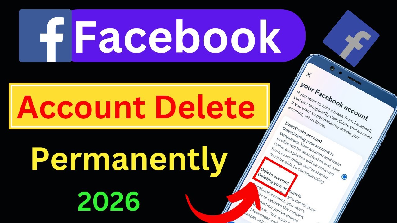 How To Delete Facebook Account Permanently 2026 Facebook Id Delete 