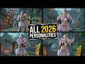 ESO All Personalities Showcase 2026 (Every Animation)