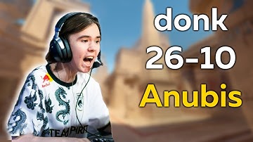 CS2 POV | donk [KD 1.44] (Anubis) FACEIT RANKED | 26-18