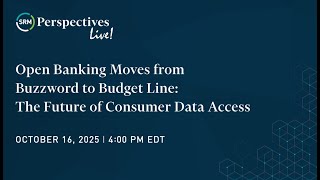 SRM Perspectives Live! #11 | Open Banking Moves from Buzzword to Budget Line