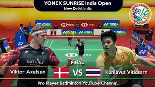 GREAT MATCH | Viktor Axelsen (DEN) vs Kunlavut Vitidsarn (THA) | India Open Badminton