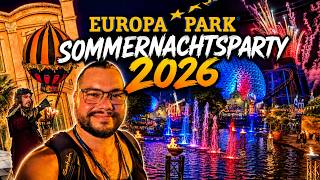 EUROPA-PARK SUMMER NIGHT PARTY 2026🌧️ Was the event a disappointment? | Vlog with fireworks & rain