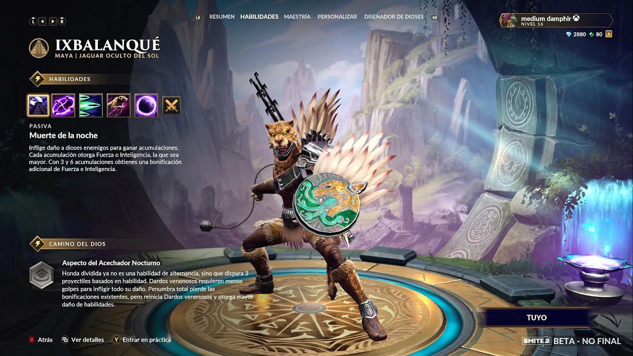 Smite 2 - Partida de Arena con Ixbalanqué - YouTube