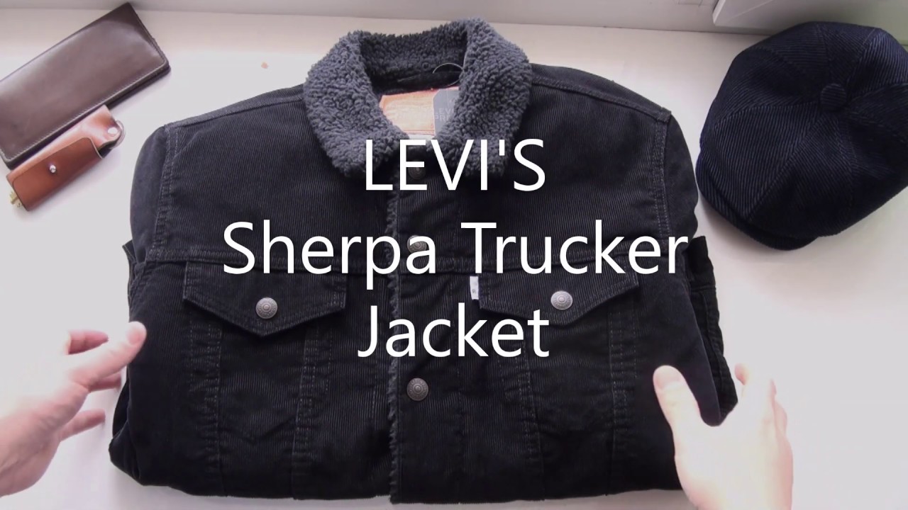 LEVI'S Sherpa Trucker Jacket Velvet. My jacket for the fall. - YouTube