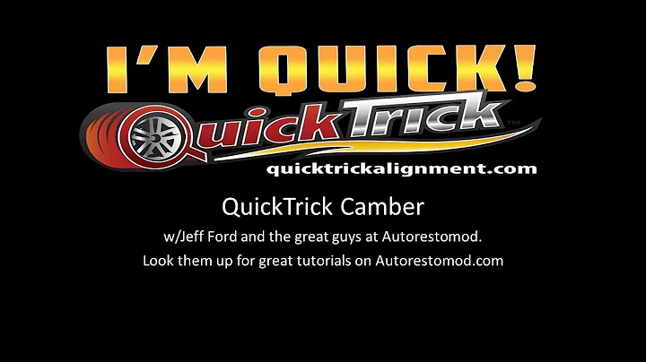 Quick Camber Alignment with QuickTrick