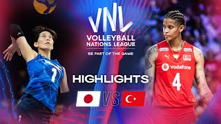 :  JPN vs.  TUR - Highlights | Week 1 | Women's VNL 2024