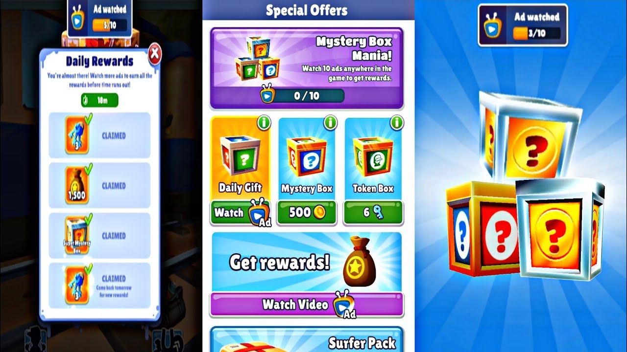 Subway surfers Barcelona 2023 Mystery Box Mania - super jackpot on Monster Monday!