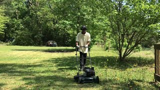 Bolens Push Mower VS Grandma's Grass