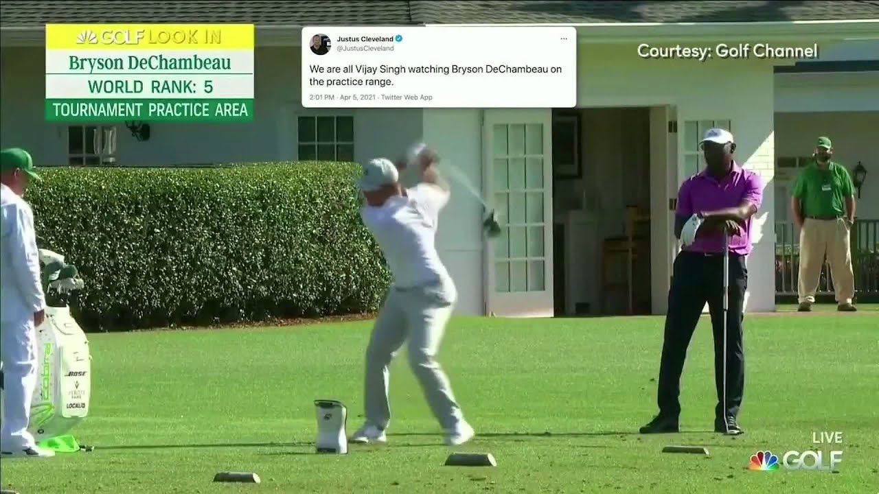 We Cant Stop Watching Bryson DeChambeau on the Augusta National Driving Range The Rich Eisen Show