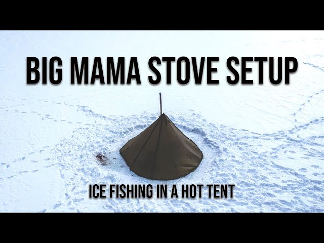 Seek Outside Big Mama Stove Setup (Ice Fishing) - YouTube