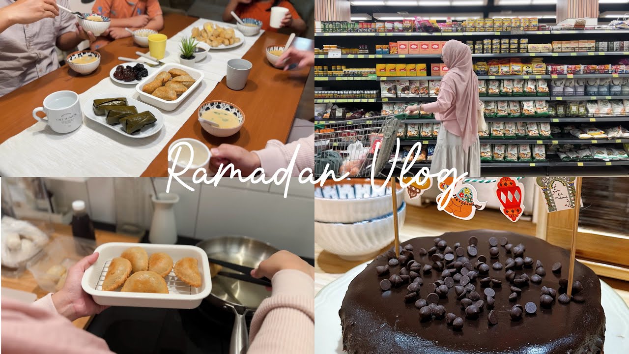 Ramadan Vlog || Hari-Hari Terakhir Puasa Ramadhan - Bikin Cake Coklat Ganache Tanpa Oven dan Mixer