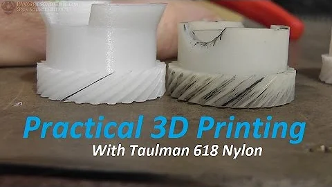 Practical 3D Printing With Taulman 618, Nylon Gears! 1983 Hondamatic 450 Speedometer Gear!