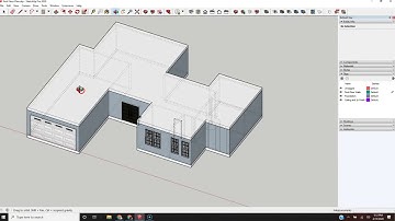 Sketchup Tutorial: #5 Foundation, Ceiling & 2nd Floor Finish