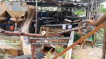 River Cassiterite sand mining processing plant