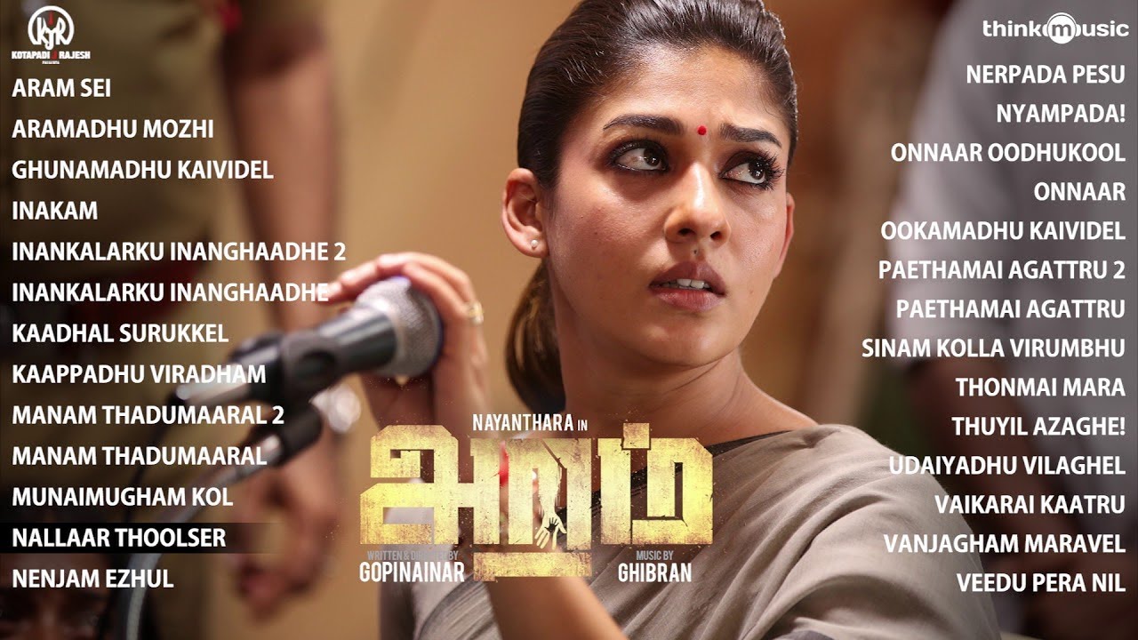 Aramm - Original Background Score | Nayanthara | Ghibran | Gopi Nainar